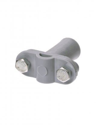 Фотография товара 'Tdm Держатель для горизонтальных и вертикальных поверхностей полимерный 2-х болтовой высота 45 мм, SQ2402-3260'