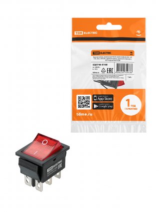Фотография товара 'Tdm SQ0746-0168 KCD4-202N 250В AC/DC, 2P, 15А, (6с), ON-ON'