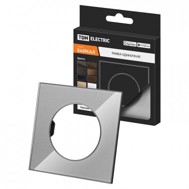 Фотография товара 'Tdm SQ1819-0302 Рамка одиночная платина, стекло, "Байкал"'