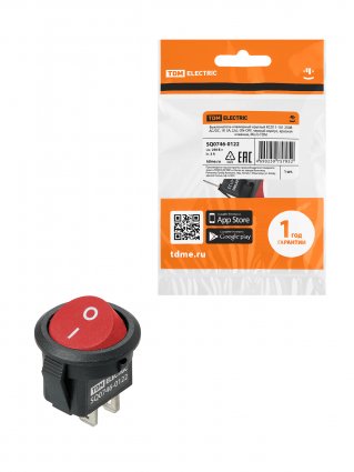 Фотография товара 'Tdm SQ0746-0122 KCD11-101 250В AC/DC, 1P, 3А, (2с), ON-OFF'