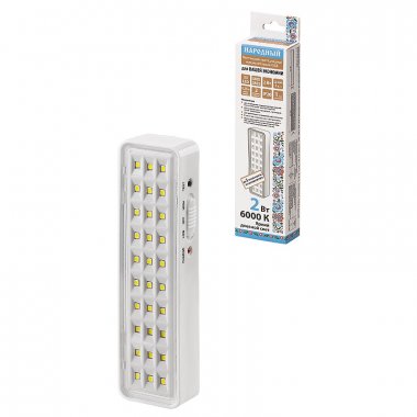 Фотография товара 'Tdm SQ0308-0300 Светильник светодиодный аккумуляторный СБА 30 LED, DC'