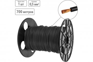 Фотография товара 'Tdm SQ0124-1573 Провод ПуГВ 1х0,5 ГОСТ на катушке (700м)'