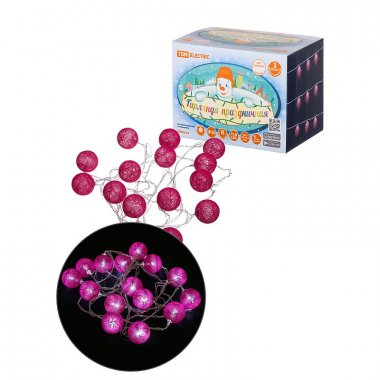 Фотография товара 'Tdm SQ0361-0094 Гирлянда светодиодная "Клубочки" 3 м, 15LED'