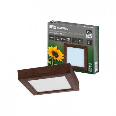 Фотография товара 'Tdm SQ0329-0452 Светильник накладной светодиодный квадрат "Даунлайт" СПО'