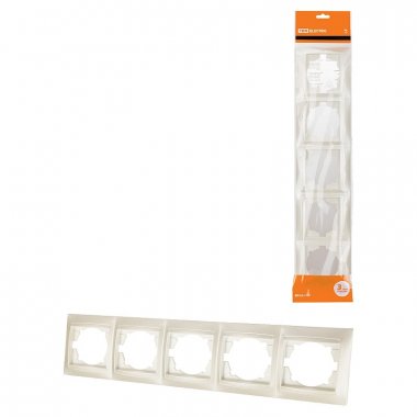 Фотография товара 'Tdm SQ1815-0837 Рамка 5-ти постовая горизонтальная'