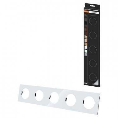 Фотография товара 'Tdm SQ1819-0006 Рамка пятипостовая хрустально-белая'