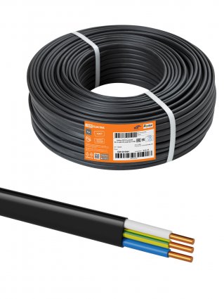 Фотография товара 'Tdm SQ0128-0064 Кабель ППГ-П нг(А)-HF 3х1,5 ок(N, PE)-0,66 ГОСТ'