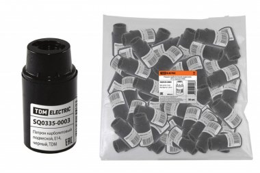 Фотография товара 'Tdm Патрон карболитовый подвесной, Е14 SQ0335-0003'