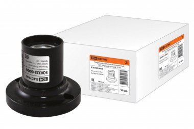 Фотография товара 'Tdm Патрон карболитовый потолочный, Е27 SQ0335-0006'