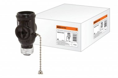 Фотография товара 'Tdm Патрон-розетка карболитовый с выключателем, Е27 SQ0335-0026'