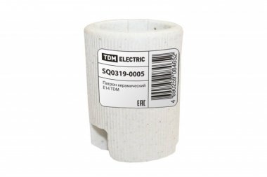 Фотография товара 'Tdm Патрон керамический E14 SQ0319-0005'