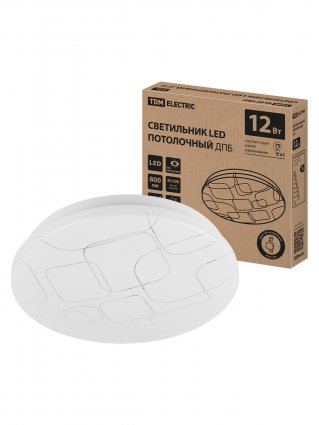 Фотография товара 'Tdm SQ0329-9005 Светильник LED потолочный ДПБ 03, 12 Вт, 4000 К'