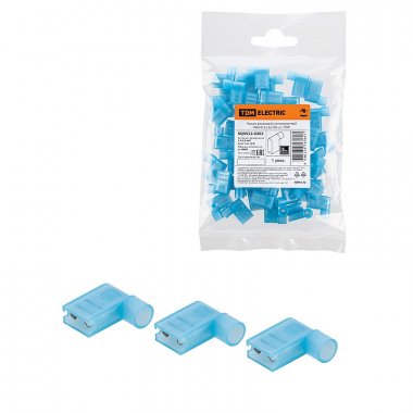 Фотография товара 'Tdm SQ0522-0202 Разъем флажковый изолированный РФИ-М 2,5-6,3'