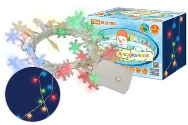 Фотография товара 'Tdm Гирлянда светодиодная "Снежинки" 50LED SQ0361-0047'