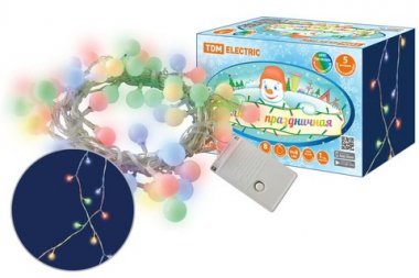 Фотография товара 'Tdm Гирлянда светодиодная "Шарики" 50LED SQ0361-0046'