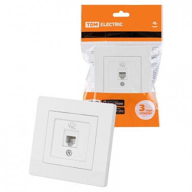 Фотография товара 'Tdm SQ1816-0042 Розетка телефонная RJ11'