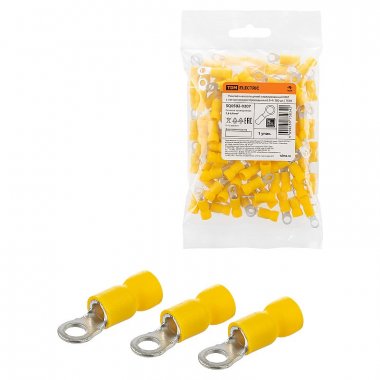 Фотография товара 'Tdm SQ0502-0207 Наконечник кольцевой изолированный НКИ с легким вводом проводника 6,0-4'