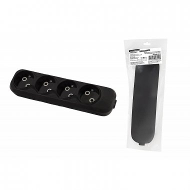 Фотография товара 'Tdm SQ1806-0428 Колодка розеточная 4 гнезда 2П б/з 10А 250В'