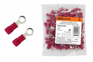 Фотография товара 'Tdm Наконечник НКИ 1,25-5 кольцо 0,5-1,5мм SQ0502-0002'