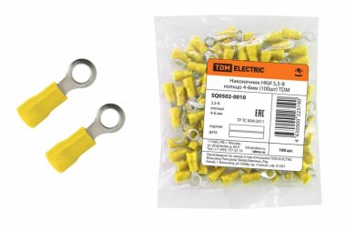 Фотография товара 'Tdm Наконечник НКИ 5,5-8 кольцо 4-6мм SQ0502-0010'