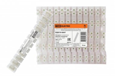 Фотография товара 'Tdm Зажим винтовой ЗВИ-80 полипропилен 6-25мм2 SQ0510-0047'