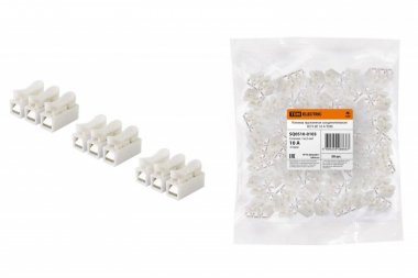 Фотография товара 'Tdm Клемма пружинная соединительная КСП-3P, 10 A SQ0510-0103'