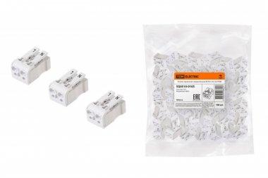 Фотография товара 'Tdm Клемма пружинная соединительная КСП2-L+N, 16 A SQ0510-0105'