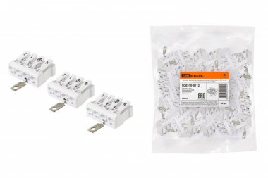 Фотография товара 'Tdm Клемма пружинная соединительная КСПз4-2L+N+PE, 16 A, с заземлением подвинт SQ0510-0112'