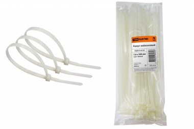 Фотография товара 'Tdm Хомут 7,6х300мм нейлон SQ0515-0134'