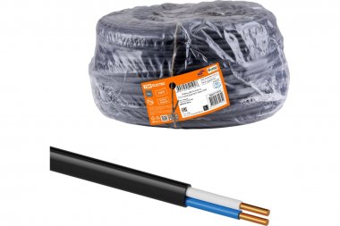 Фотография товара 'Tdm SQ0117-0472 Кабель ВВГ-П нг(А)-LS 2х1,5 ок(N)-0,66 ГОСТ'