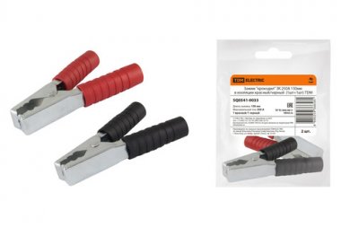 Фотография товара 'Tdm Зажим "крокодил" ЗК 250А 150мм в изоляции SQ0541-0033'