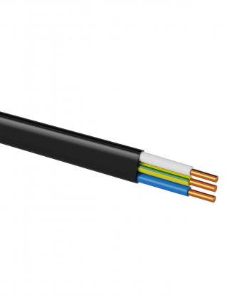 Фотография товара 'Tdm SQ0117-0471 Кабель ВВГ-П нг(А) 3х1,5 ок(N, PE)-0,66 ГОСТ'