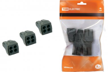 Фотография товара 'Tdm SQ0517-0012 Строительно-монтажная клемма КБМ-773-304 (2,5мм2)'