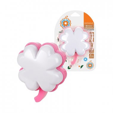 Фотография товара 'Tdm SQ0357-0069 Ночник "Клевер" с датчиком освещенности, 0,5 Вт, розовый, 220 В'