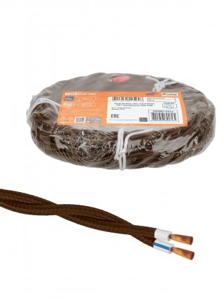 Фотография товара 'Tdm SQ2801-0322 Ретро провод "Эко" 2х2,5 витой ГОСТ'