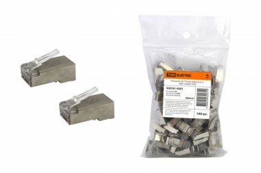 Фотография товара 'Tdm Разъем RJ-45 FTP для кабеля кат. 6, 8P8C SQ0561-0003'