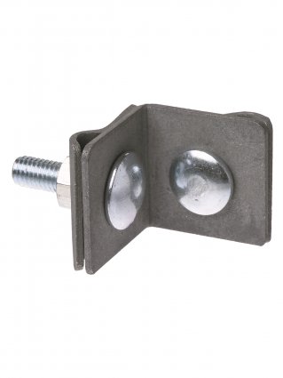 Фотография товара 'Tdm Держатель фальцевый стальной зажим 30х30 мм для прута ?6-10 мм,SQ2402-3281'