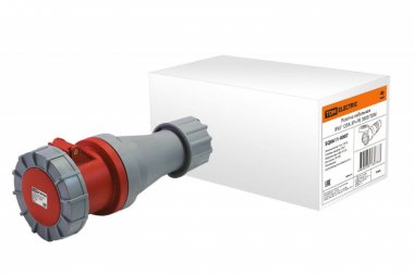 Фотография товара 'Tdm Розетка кабельная IP67 125А 3Р+РЕ 380В SQ0611-0007'