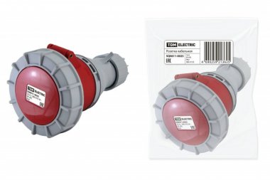 Фотография товара 'Tdm Розетка кабельная IP67 16А SQ0611-0025'