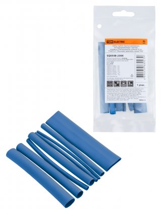 Фотография товара 'Tdm Набор трубок термоусаживаемых, клеевых "Моноцвет-диапазон, SQ0548-2304'