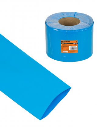 Фотография товара 'Tdm SQ0518-0139 Термоусаживаемая трубка ТУТнг 80/40 синяя (25 м/ролл)'