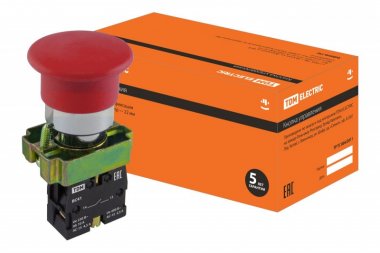 Фотография товара 'Tdm Кнопка BС41 "Грибок" без подсветки SQ0704-0044'