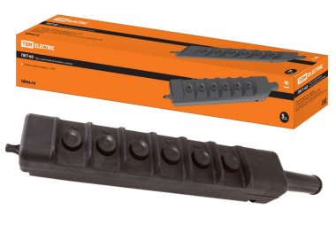 Фотография товара 'Tdm Пост кнопочный ПКТ-60 на 6 кнопок с ключом IP30 SQ0706-0006'