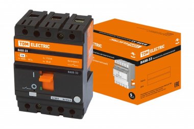 Фотография товара 'Tdm Автоматический выключатель ВА88-33 3Р 100А 35к SQ0707-0011'