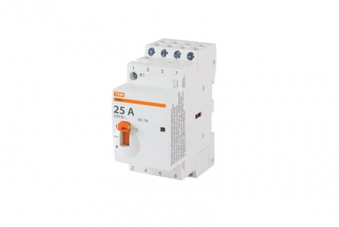 Фотография товара 'Tdm Контактор модульный с ручным управлением КМ63/4-25 4НО 230В АС SQ0213-0102'