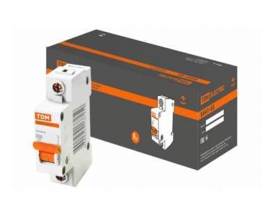 Фотография товара 'Tdm Автоматический выключатель ВА47-63 1Р 6А 4,5кА х-ка B SQ0218-0037'