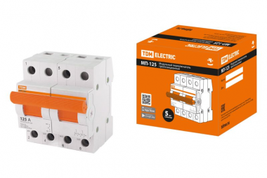 Фотография товара 'Tdm Модульный переключатель трехпозиционный МП-125 2P 125А SQ0224-0045'