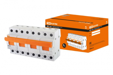 Фотография товара 'Tdm Модульный переключатель трехпозиционный МП-125 4P 63А SQ0224-0049'