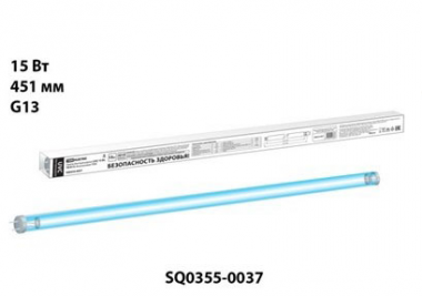 Фотография товара 'Tdm Лампа бактерицидная UVC 15 Вт, T8/G13, безозоновая SQ0355-0037'