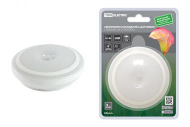 Фотография товара 'Tdm Светильник накладной светодиодный 80х80 0,5 Вт, 3хААА SQ0329-3614'